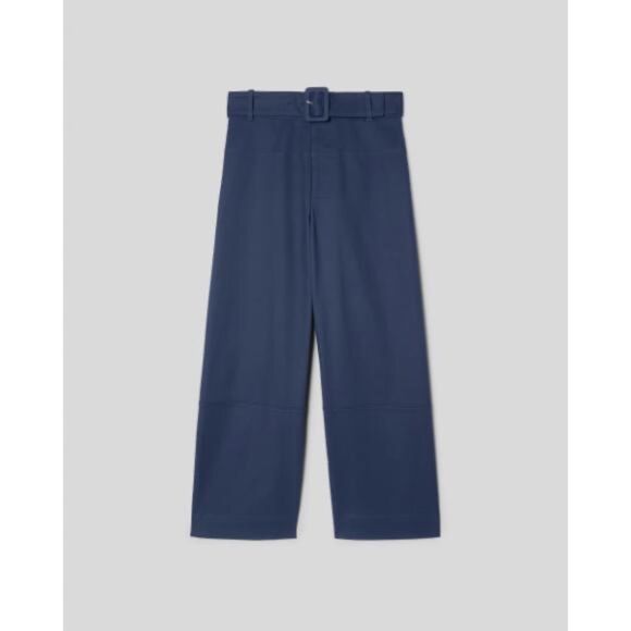 EVERLANE The Structured Cotton Belted Pant NWT - Picture 9 of 10